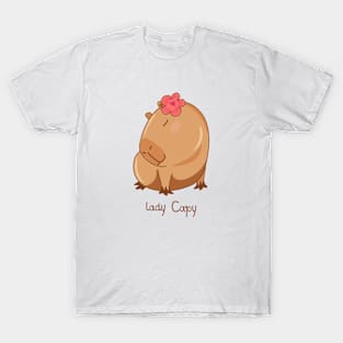 Lady Capybara T-Shirt